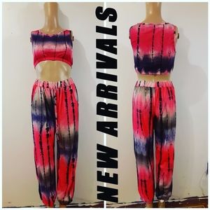 Tie-dye two-piece